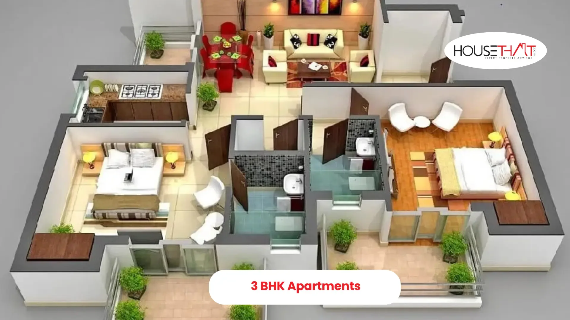 3 BHK Apartments