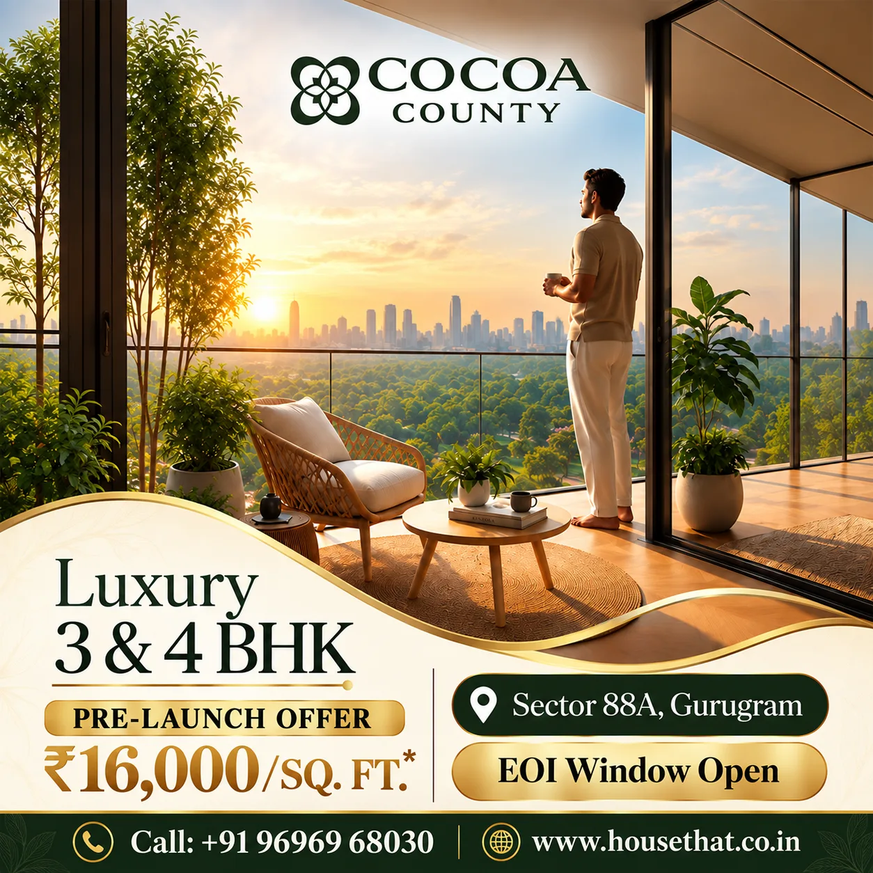 Cocoa County Sector 88A Gurgaon: Price List and Floor Plan