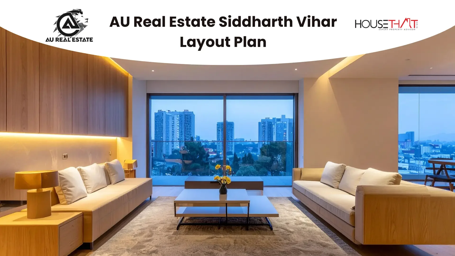 AU Real Estate Siddharth Vihar Layout Plan