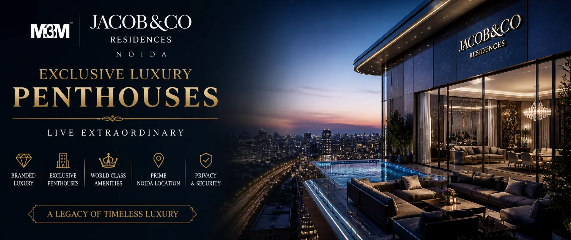 M3M Jacob & Co Residences Noida  Luxury Penthouses