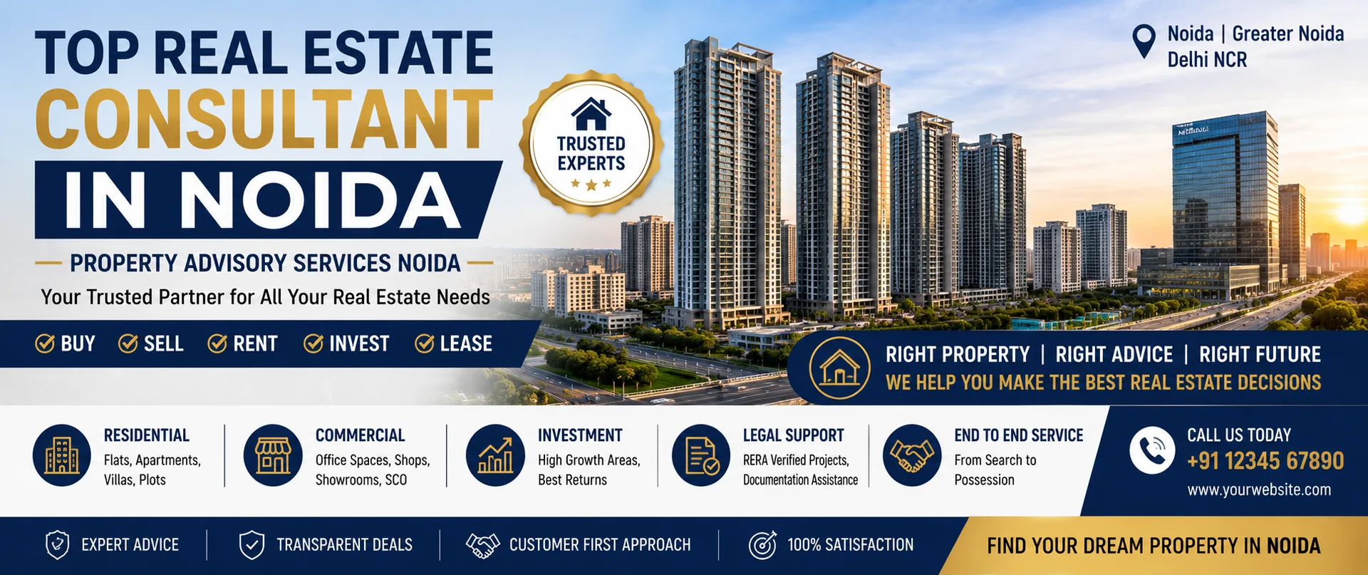top real estate consultant Noida,