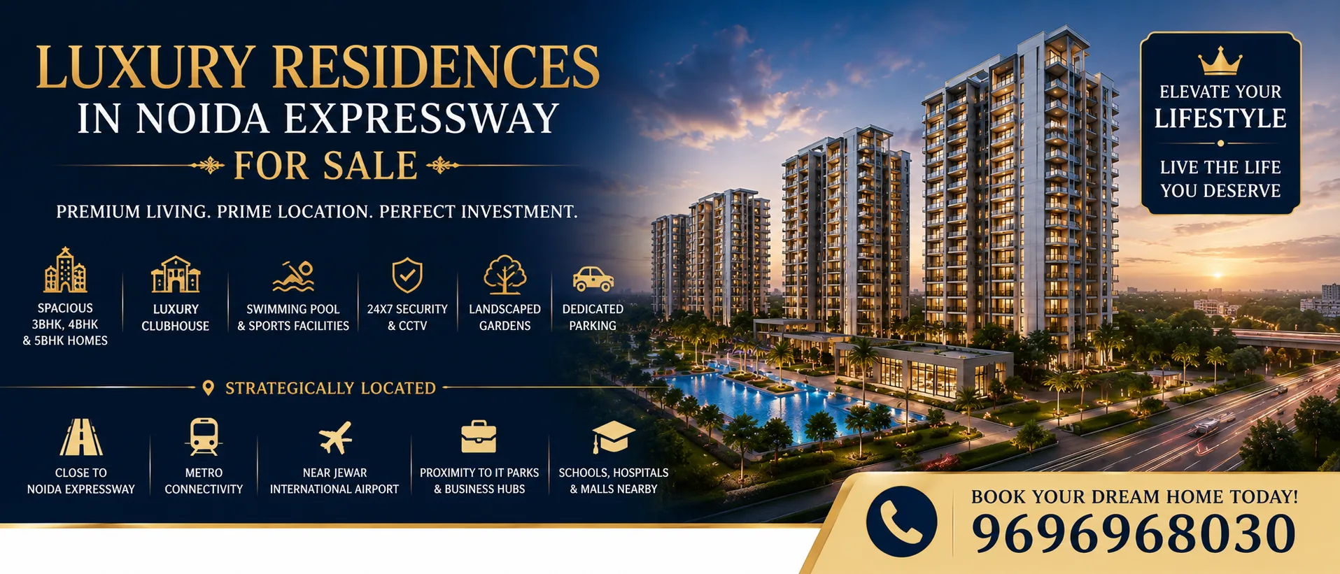 luxury residences in Noida Expressway,