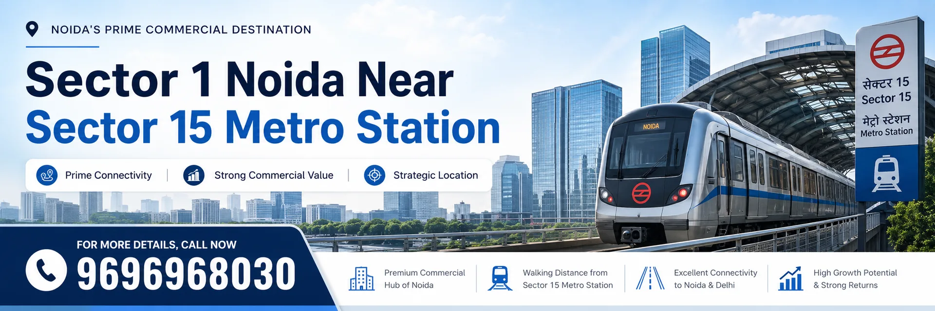 Sector 1 Noida Near Sector 15 Metro Station