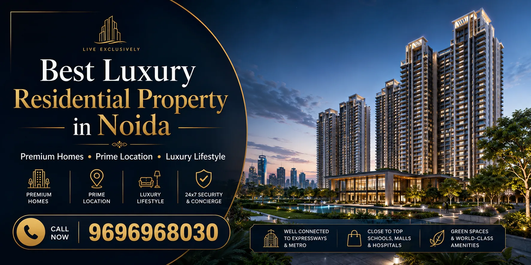 best luxury residential property in Noida