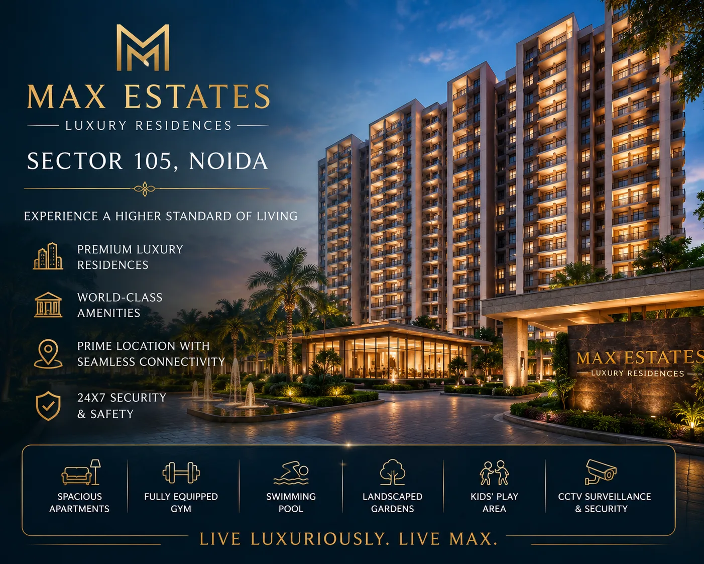 Max Estates Luxury Residences Sector 105 Noida