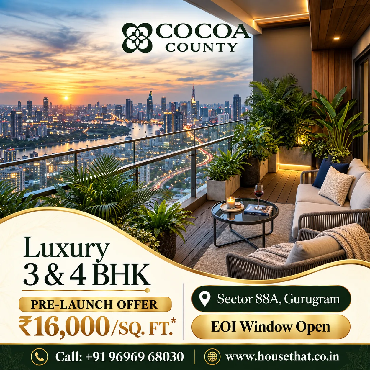 Cocoa County Price List Sector 88A Gurgaon | Brochure | New Launch