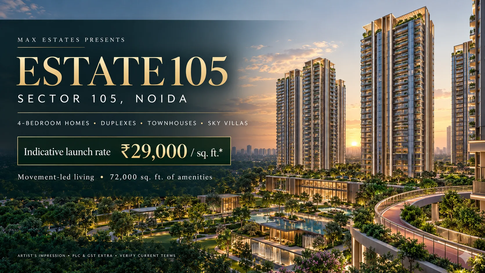 Max Estate 105 Noida: A New Landmark in Sector 105