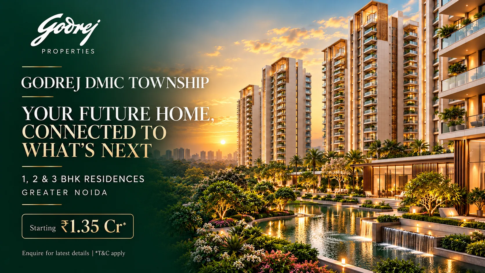 Godrej DMIC Township, Greater Noida | 1, 2 & 3 BHK Homes
