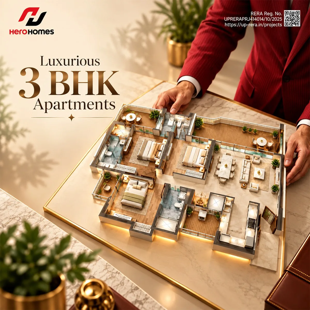 Hero Homes New Launch: Find Luxury 3 BHK Apartments and Get the Price and Payment Plan